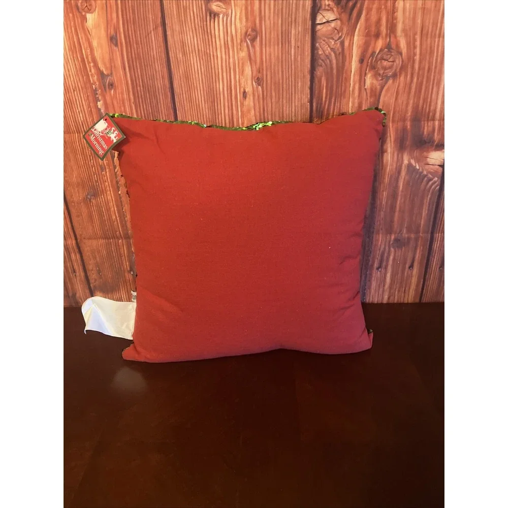 Decorative Pillow Christmas Tree - Throw Pillow Change Color Red And Green